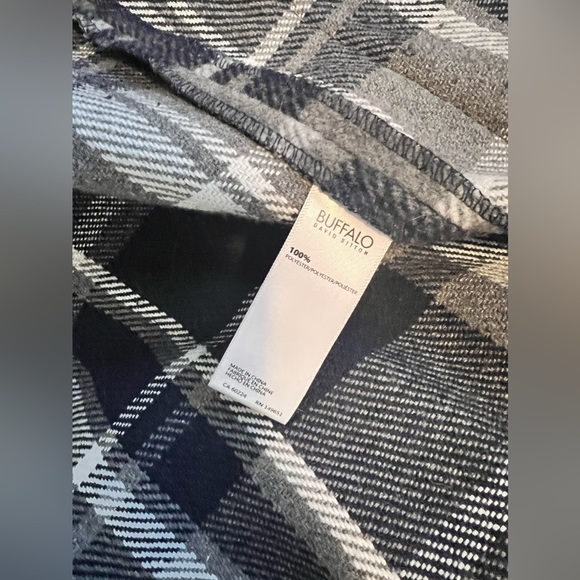 BUFFALO DAVID BITTON Plaid Peacoat - Picture 5 of 5